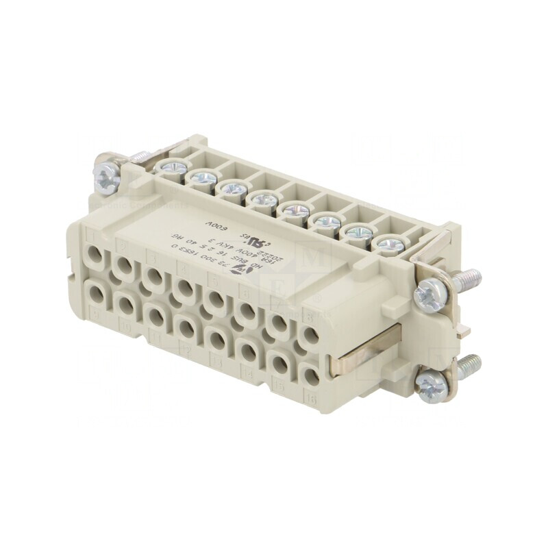 Conector HDC Mamă 16 PIN-uri 16 Inserturi de Contact | Electronic-mag.ro | Componente Electronice Conector HDC Mamă 16 PIN-uri 16 Inserturi de Contact | Electronic-mag.ro | Componente Electronice
