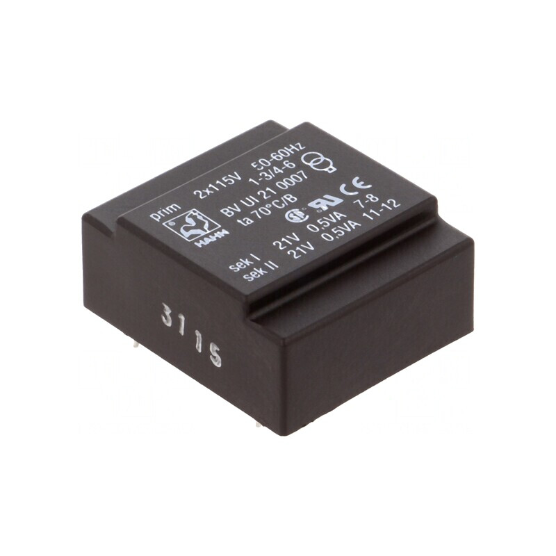 Transformator Încapsulat 1VA 115V 21V 23mA PCB | Electronic-mag.ro | Componente Electronice Transformator Încapsulat 1VA 115V 21V 23mA PCB | Electronic-mag.ro | Componente Electronice
