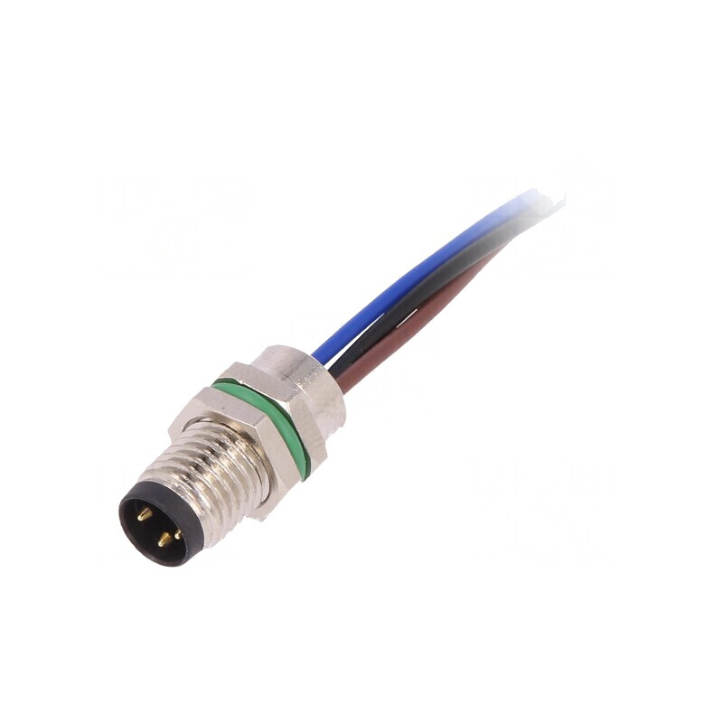 Conector M8 Tată 3 Pini Panou Piuliță Față | Electronic-mag.ro | Componente Electronice Conector M8 Tată 3 Pini Panou Piuliță Față | Electronic-mag.ro | Componente Electronice