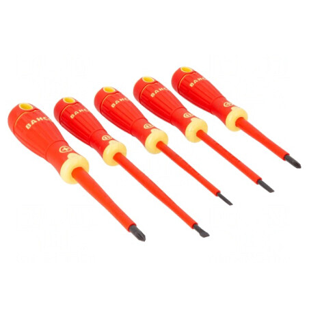 Kit Șurubelnițe Izolate BahcoFit 5 Bucăți | Electronic-mag.ro | Componente Electronice