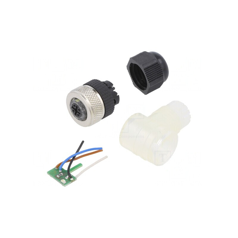 Mufă M12 4-Pin Mamă pe Cablu IP67 | Electronic-mag.ro | Componente Electronice Mufă M12 4-Pin Mamă pe Cablu IP67 | Electronic-mag.ro | Componente Electronice