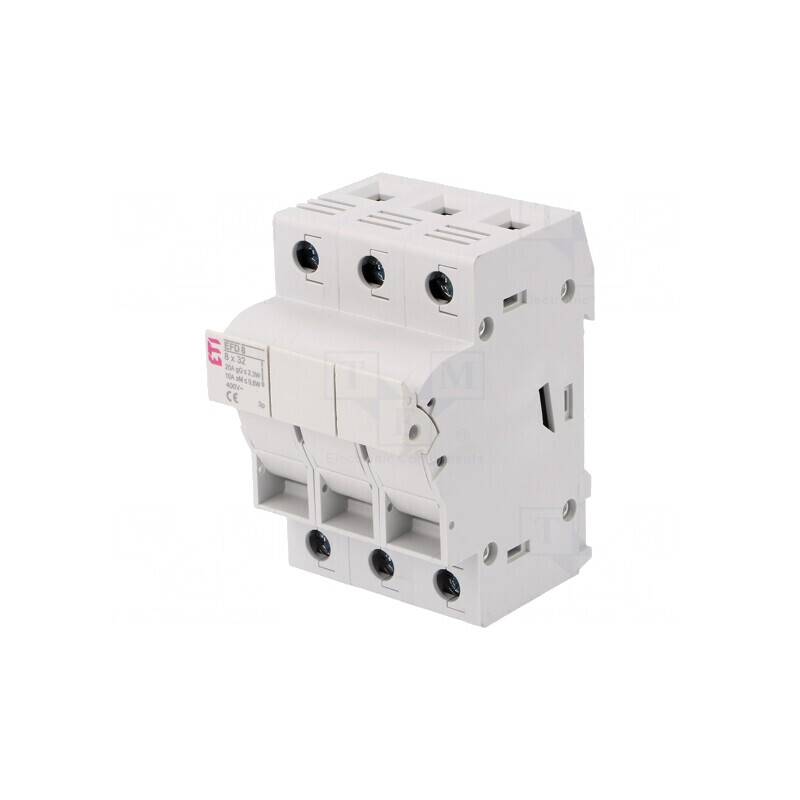 Separator cu Fuzibil 20A 400V pentru Șină DIN | Electronic-mag.ro | Componente Electronice