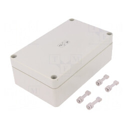 Carcasă Universală Gri 110mm x 180mm x 63mm | Electronic-mag.ro | Componente Electronice