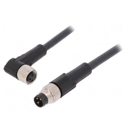 Cablu Conectare M8 3 Pin 2m 60VAC 4A PUR | Electronic-mag.ro | Componente Electronice
