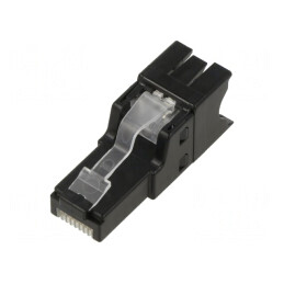 Mufă RJ45 Cat 6a 8p8c 26-22AWG | Electronic-mag.ro | Componente Electronice