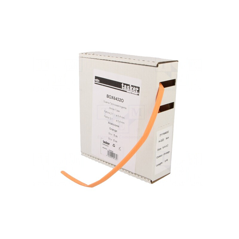Manșon termocontractabil 6,4mm 5m fără adeziv | Electronic-mag.ro | Componente Electronice