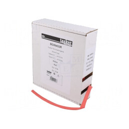 Manșon Termocontractabil 6,4mm 5m Roșu | Electronic-mag.ro | Componente Electronice