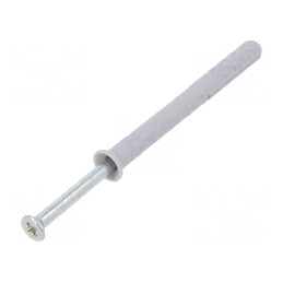 Plastic Anchor with Screw 6x60 Zinc-Plated Steel 100pcs | Electronic-mag.ro | Componente Electronice