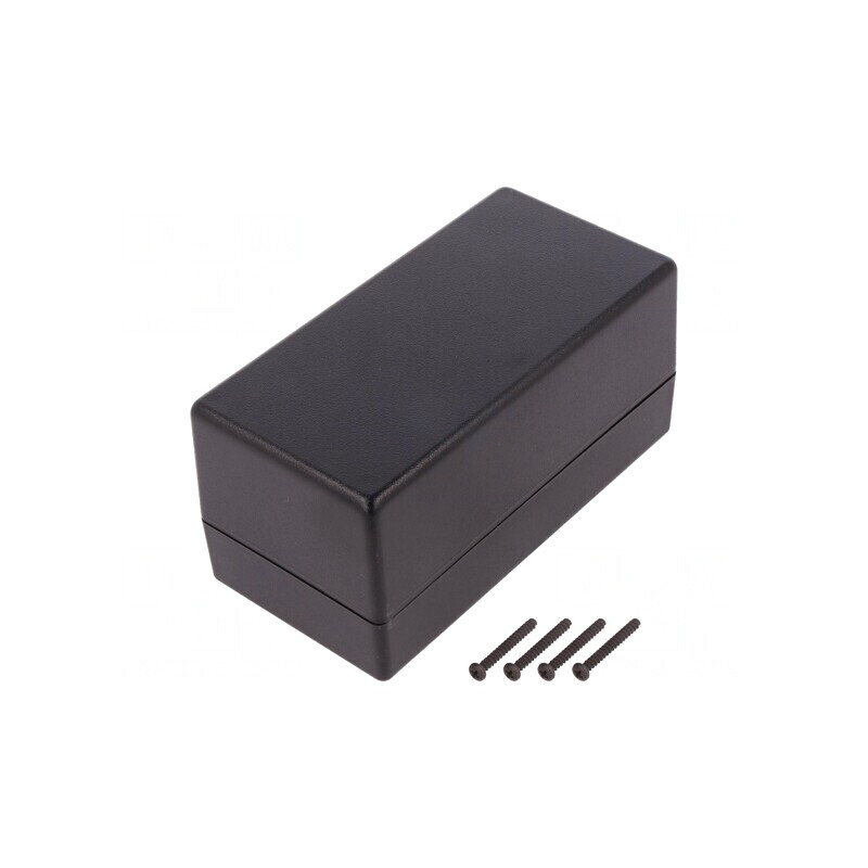Carcasă Universală SMART ABS Neagră 63x128x63mm | Electronic-mag.ro | Componente Electronice