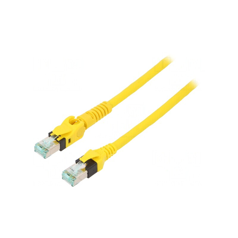 Patch cord galben S/FTP Cat6a 1m | Electronic-mag.ro | Componente Electronice Patch cord galben S/FTP Cat6a 1m | Electronic-mag.ro | Componente Electronice