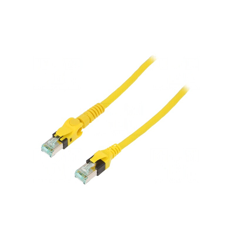 Patch cord S/FTP 6a galben 1m | Electronic-mag.ro | Componente Electronice