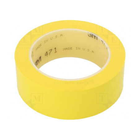 Bandă de marcare galbenă 33m x 38mm | Electronic-mag.ro | Componente Electronice