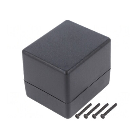 Carcasă Universală Neagră SMART ABS 63mm x 76mm x 63mm | Electronic-mag.ro | Componente Electronice