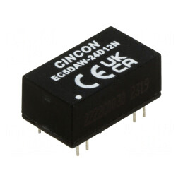 Convertor DC/DC 10W 9-36V la 12V și -12V THT | Electronic-mag.ro | Componente Electronice