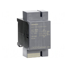 Contactor 3-polar LOGO! 8 230VAC pentru șină DIN | Electronic-mag.ro | Componente Electronice