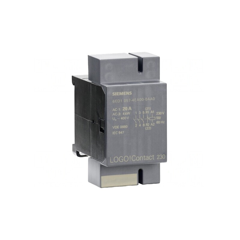 Contactor 3-polar LOGO! 8 230VAC pentru șină DIN | Electronic-mag.ro | Componente Electronice
