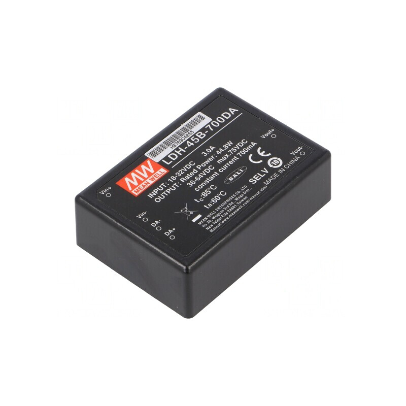 Convertor DC/DC 44.8W 18-32V la 36-64V 2A LDH-45B-700DA | Electronic-mag.ro | Componente Electronice
