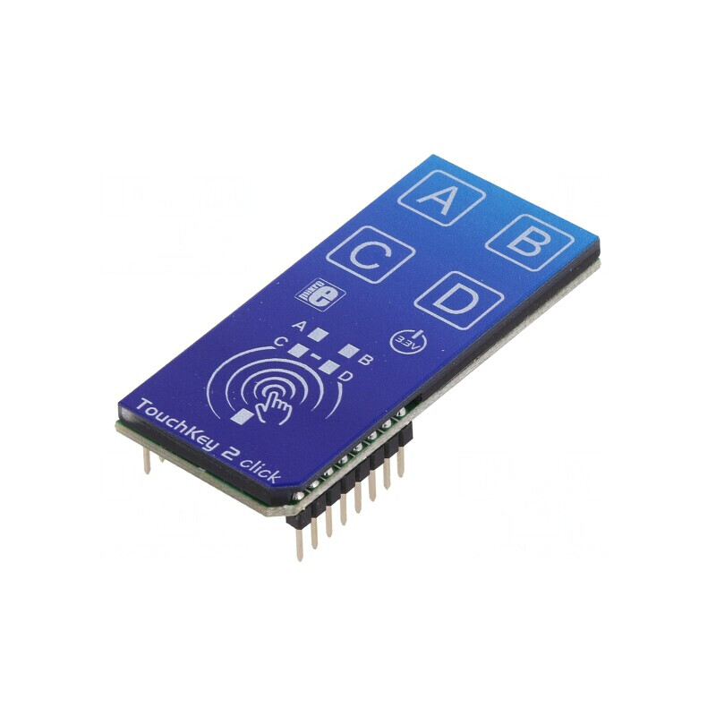 Tastatură 4 Taste UART ATTINY817 TOUCHKEY 2 Click | Electronic-mag.ro | Componente Electronice