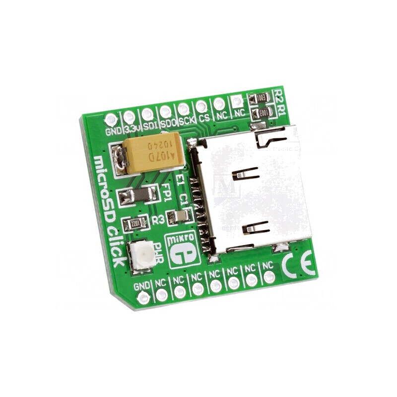 Placă MicroSD Click SPI MikroBUS 3.3VDC | Electronic-mag.ro | Componente Electronice