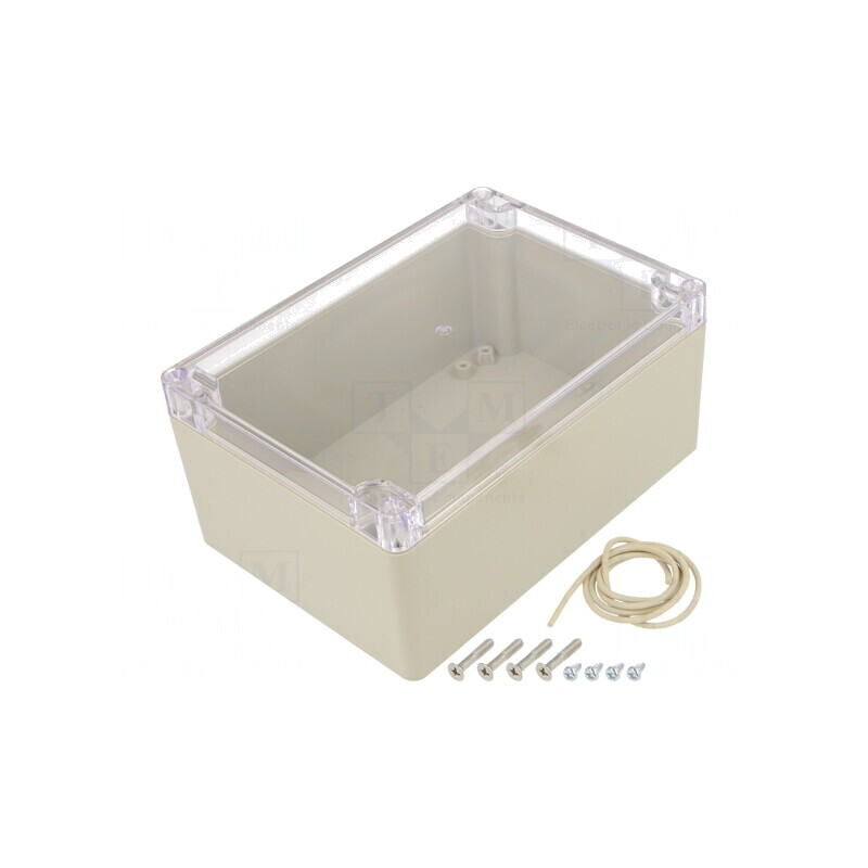 Carcasă Universală ABS Bej IP65 121x171x80mm | Electronic-mag.ro | Componente Electronice