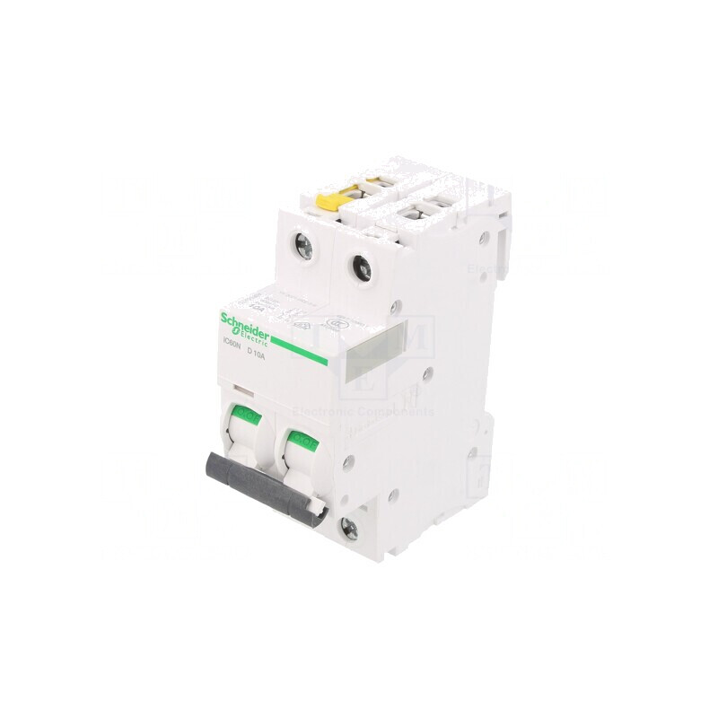Întrerupător de supracurent 10A 2P 400VAC D | Electronic-mag.ro | Componente Electronice