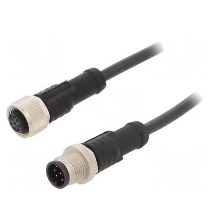 Cablu Senzori Automatizări M12 8 PIN 1m | Electronic-mag.ro | Componente Electronice