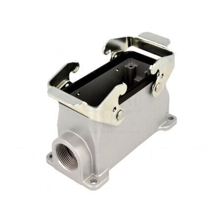 Carcasă pentru conectori HDC E16 aluminiu | Electronic-mag.ro | Componente Electronice