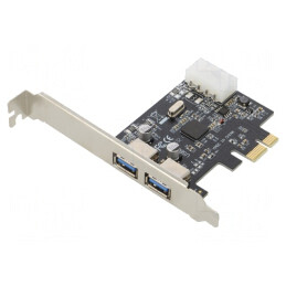 Card Extensie PCIe USB 3.0 x2 Sloturi | Electronic-mag.ro | Componente Electronice
