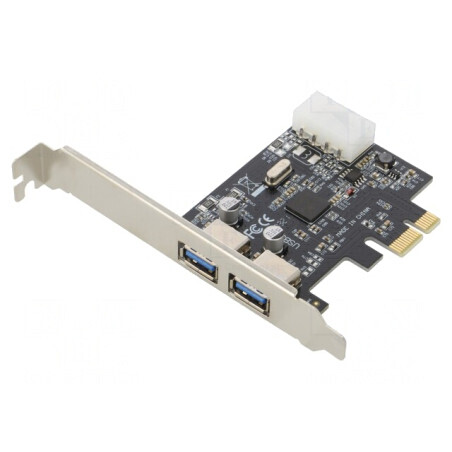 Card Extensie PCIe USB 3.0 x2 Sloturi | Electronic-mag.ro | Componente Electronice