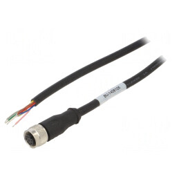 Cablu Conectare M12 8 Pin 2m Drept IP68 PVC 30VAC 2A | Electronic-mag.ro | Componente Electronice