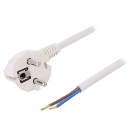 Cablu SCHUKO CEE 7/7 Ştecăr în Unghi PVC | Electronic-mag.ro | Componente Electronice
