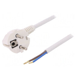 Cablu SCHUKO CEE 7/7 Ştecăr în Unghi PVC | Electronic-mag.ro | Componente Electronice