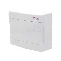 Carcasă pentru aparatură modulară IP40, albă, 12 module, ABS | Electronic-mag.ro | Componente Electronice