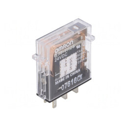 Releu Electromagnetic SPST-NO 24VDC 5A | Electronic-mag.ro | Componente Electronice