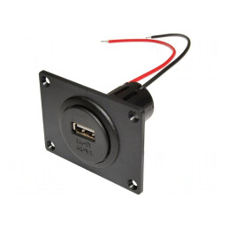 Încărcător Auto USB 5V/3A 12-24VDC | Electronic-mag.ro | Componente Electronice