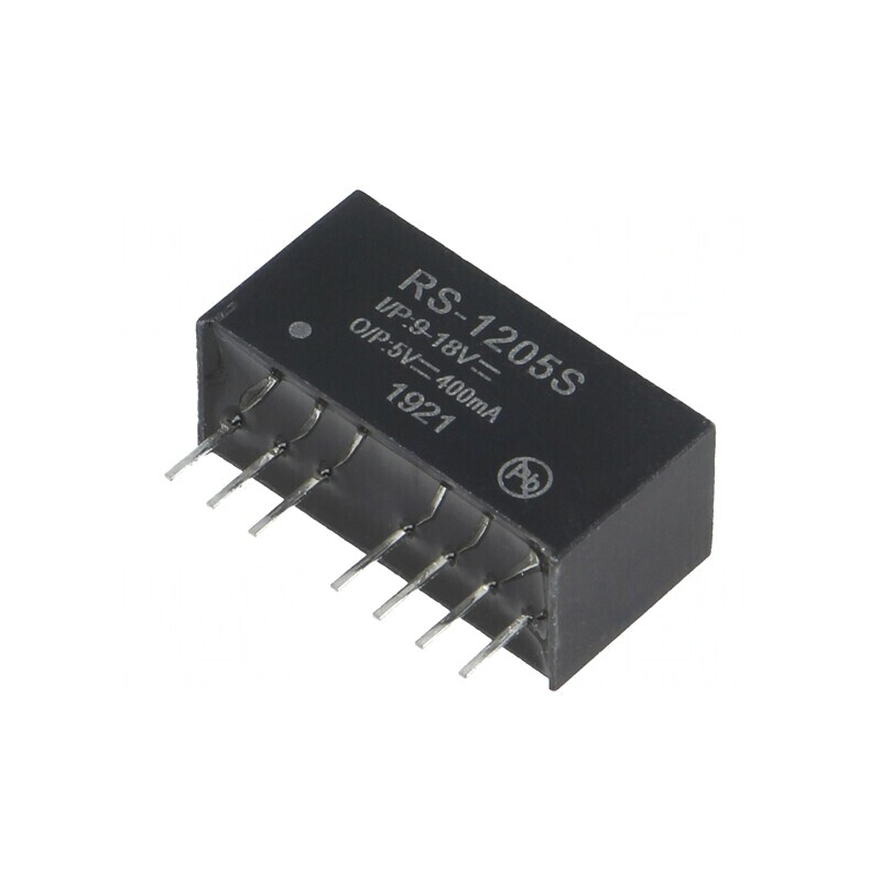 Convertor DC/DC 2W 9-18V la 5V 400mA SIP8 RS-1205S | Electronic-mag.ro | Componente Electronice Convertor DC/DC 2W 9-18V la 5V 400mA SIP8 RS-1205S | Electronic-mag.ro | Componente Electronice