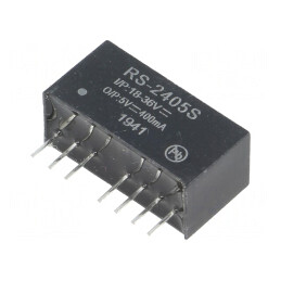 Convertor DC/DC 2W 18-36V la 5V 400mA SIP8 | Electronic-mag.ro | Componente Electronice