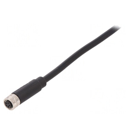 Conector M8 Mamă cu Cablu 1,5A 5 Pin Drept | Electronic-mag.ro | Componente Electronice