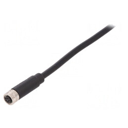 Conector M8 Mamă cu Cablu 1,5A 5 Pin Drept | Electronic-mag.ro | Componente Electronice