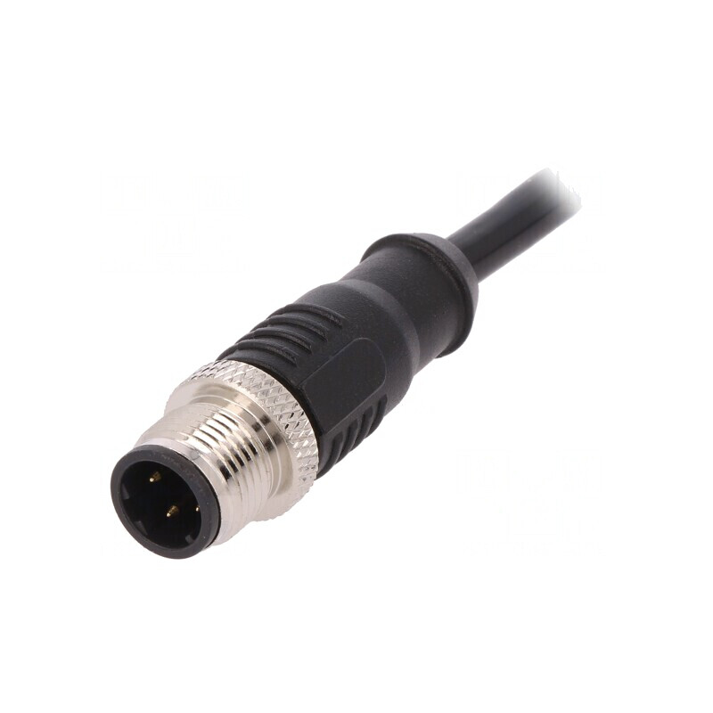 Mufă M12 4 PIN D-Ethernet IP67 250V 4A 1m | Electronic-mag.ro | Componente Electronice
