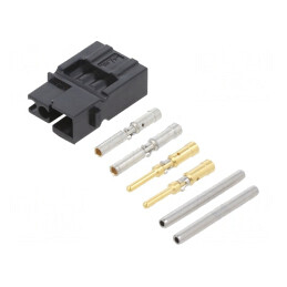 Kit Conector AUX 1x4 PIN/SKT 20 AWG