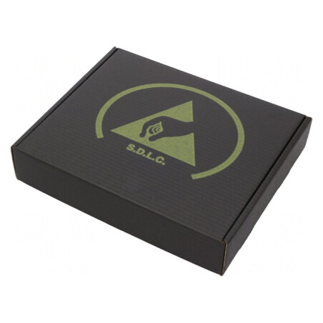 Cutie cu burete ESD 318x267x64mm carton negru 100kΩ | Electronic-mag.ro | Componente Electronice