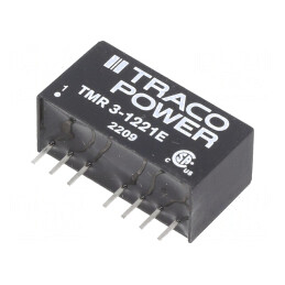 Convertor DC/DC 3W 9-18V la 5V/-5V SIP8 | Electronic-mag.ro | Componente Electronice
