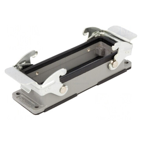 Carcasă conectori HDC 24B cu clichet dublu | Electronic-mag.ro | Componente Electronice