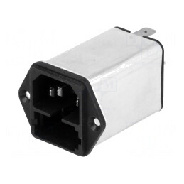 Conector AC Soclu Tată 1A 250V | Electronic-mag.ro | Componente Electronice