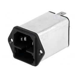 Conector: alimentare AC | soclu | tată | 1A | 250VAC | IEC 60320 | KFA | 4301.5001