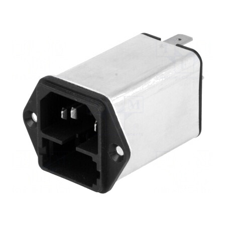 Conector AC Soclu Tată 1A 250V | Electronic-mag.ro | Componente Electronice