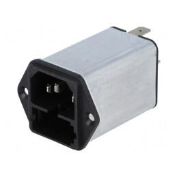 Conector Alimentare AC Soclu Tată 2A 250V