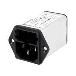 Conector AC Soclu Tată 6A 250V IEC 60320 KFA