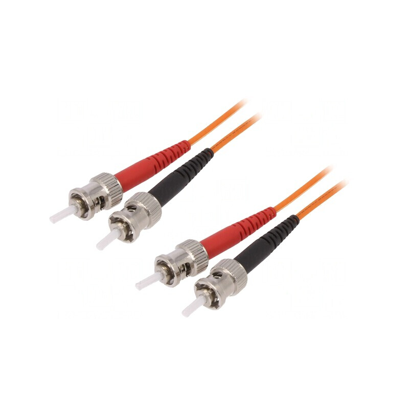 Patch Cord Fibra OM1 ST/UPC 2m | Electronic-mag.ro | Componente Electronice